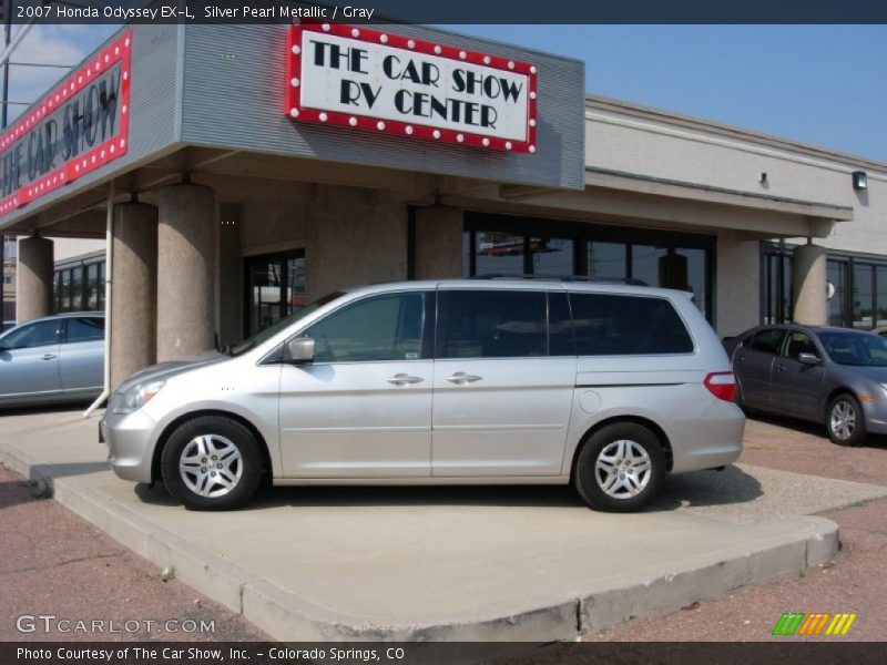Silver Pearl Metallic / Gray 2007 Honda Odyssey EX-L