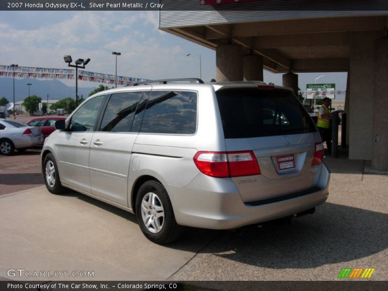 Silver Pearl Metallic / Gray 2007 Honda Odyssey EX-L