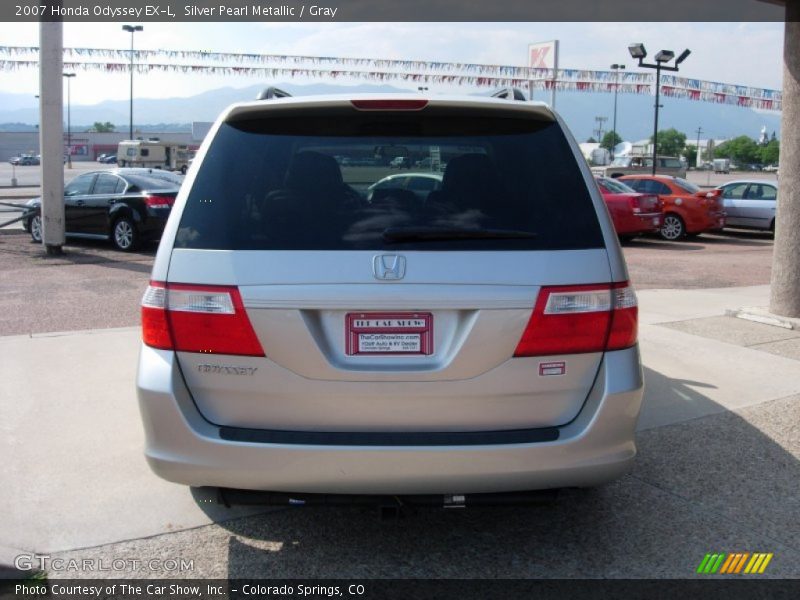 Silver Pearl Metallic / Gray 2007 Honda Odyssey EX-L