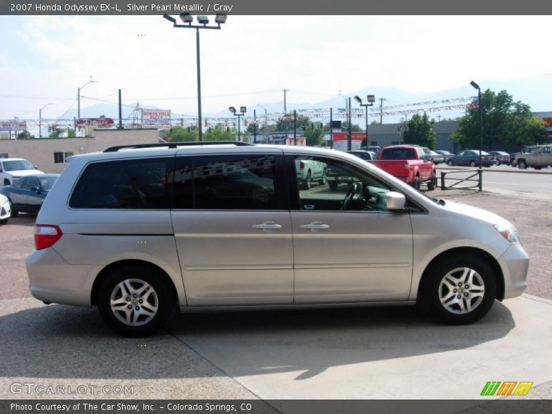 Silver Pearl Metallic / Gray 2007 Honda Odyssey EX-L