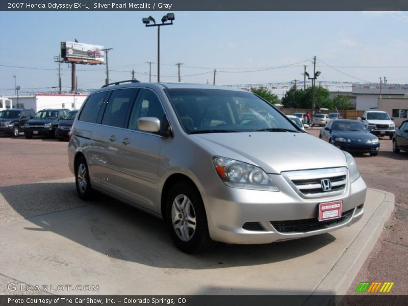 Silver Pearl Metallic / Gray 2007 Honda Odyssey EX-L