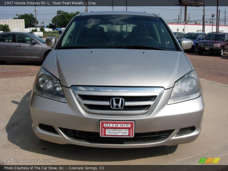 Silver Pearl Metallic / Gray 2007 Honda Odyssey EX-L