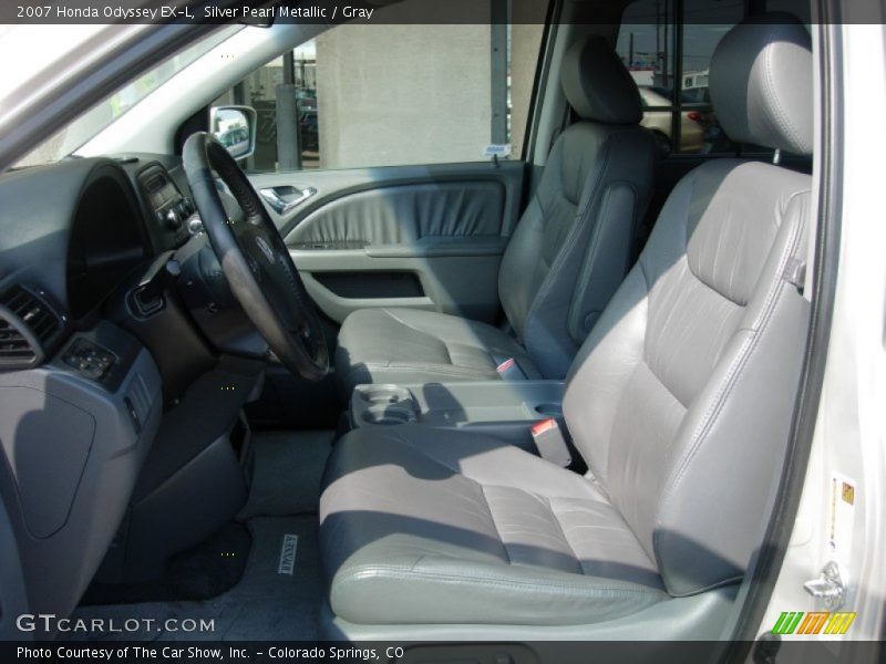 Silver Pearl Metallic / Gray 2007 Honda Odyssey EX-L