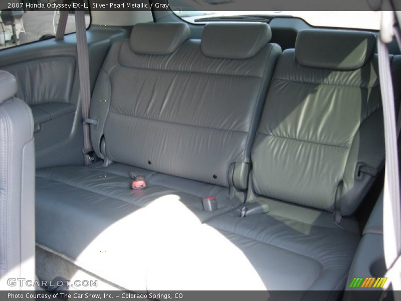 Silver Pearl Metallic / Gray 2007 Honda Odyssey EX-L