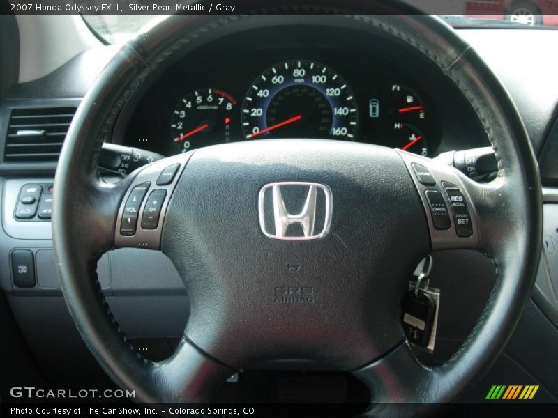 Silver Pearl Metallic / Gray 2007 Honda Odyssey EX-L