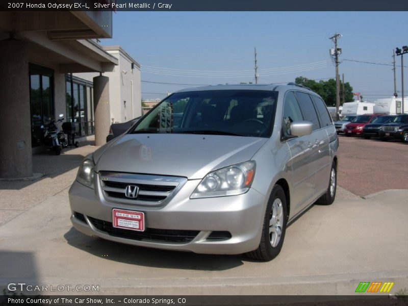 Silver Pearl Metallic / Gray 2007 Honda Odyssey EX-L