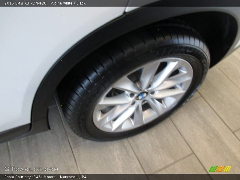 Alpine White / Black 2015 BMW X3 xDrive28i