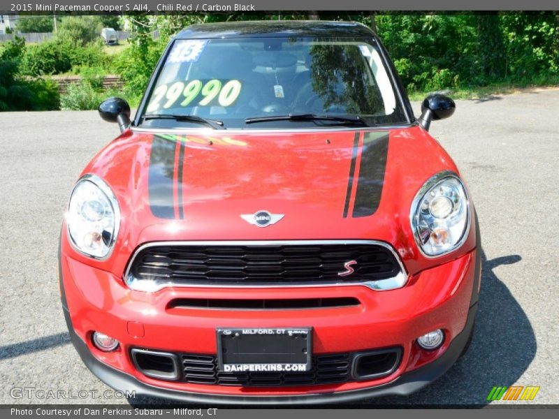 Chili Red / Carbon Black 2015 Mini Paceman Cooper S All4