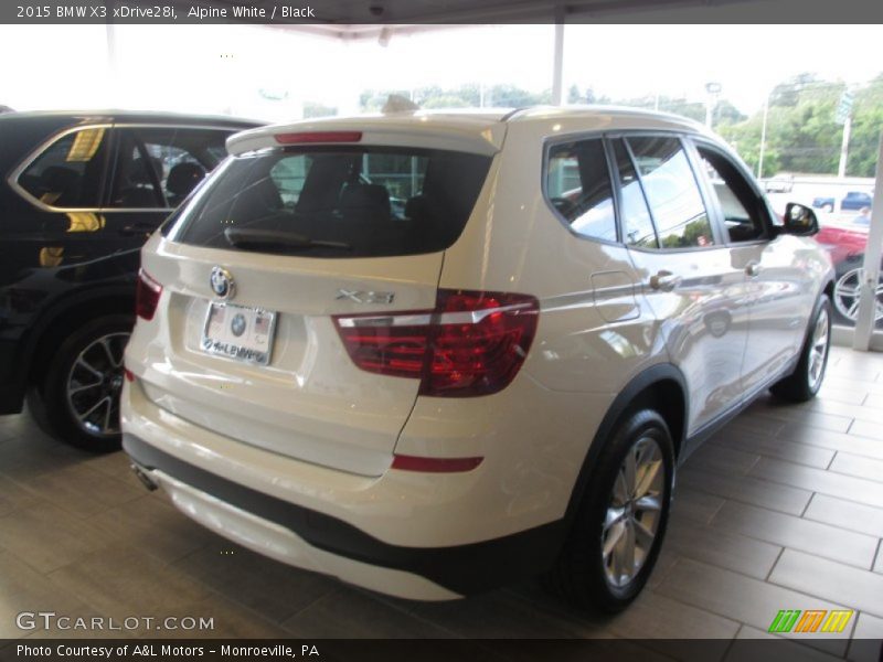 Alpine White / Black 2015 BMW X3 xDrive28i