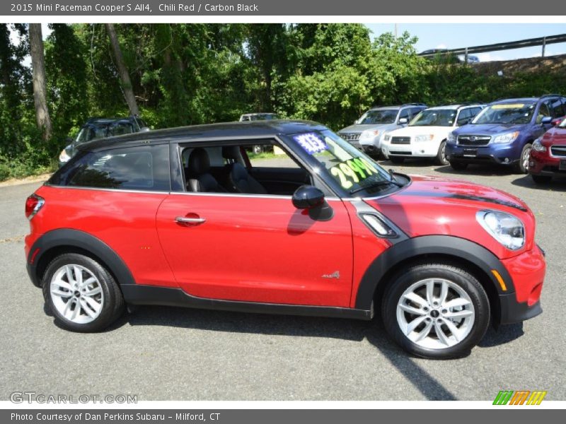 Chili Red / Carbon Black 2015 Mini Paceman Cooper S All4