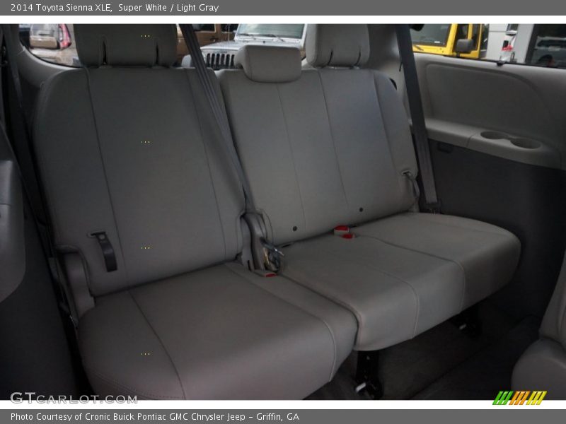 Super White / Light Gray 2014 Toyota Sienna XLE