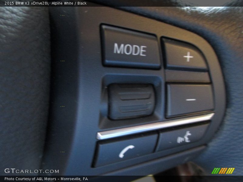 Alpine White / Black 2015 BMW X3 xDrive28i