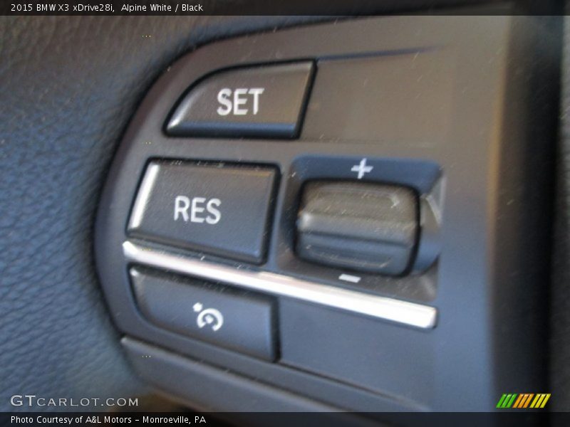 Alpine White / Black 2015 BMW X3 xDrive28i