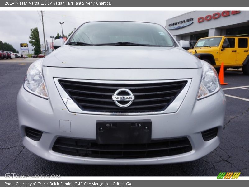 Brilliant Silver / Charcoal 2014 Nissan Versa 1.6 SV Sedan