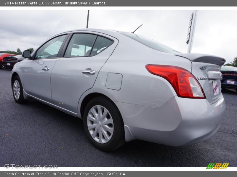 Brilliant Silver / Charcoal 2014 Nissan Versa 1.6 SV Sedan