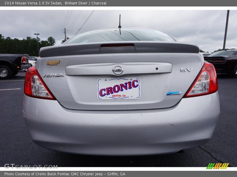 Brilliant Silver / Charcoal 2014 Nissan Versa 1.6 SV Sedan