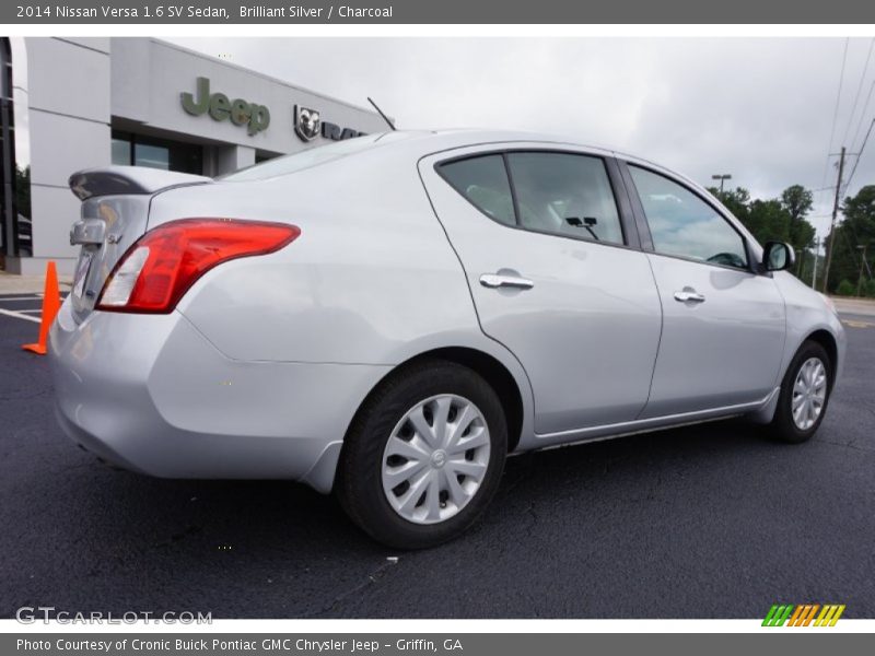 Brilliant Silver / Charcoal 2014 Nissan Versa 1.6 SV Sedan
