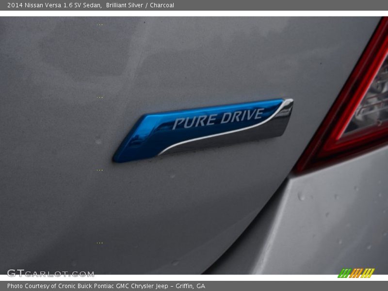 Brilliant Silver / Charcoal 2014 Nissan Versa 1.6 SV Sedan