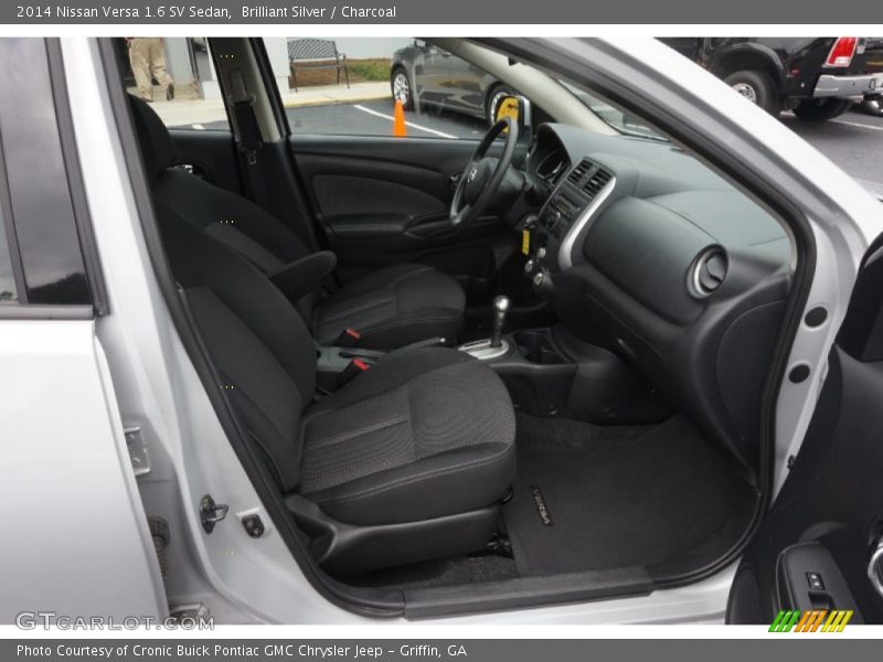 Brilliant Silver / Charcoal 2014 Nissan Versa 1.6 SV Sedan