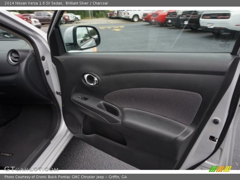 Brilliant Silver / Charcoal 2014 Nissan Versa 1.6 SV Sedan