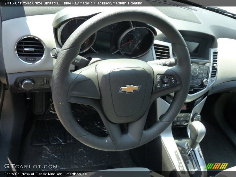 Blue Ray Metallic / Jet Black/Medium Titanium 2016 Chevrolet Cruze Limited LS