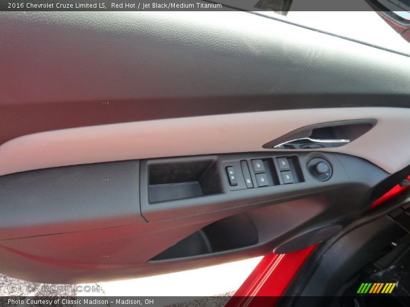 Red Hot / Jet Black/Medium Titanium 2016 Chevrolet Cruze Limited LS