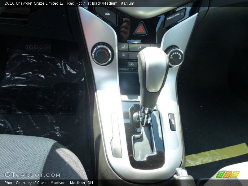 Red Hot / Jet Black/Medium Titanium 2016 Chevrolet Cruze Limited LS