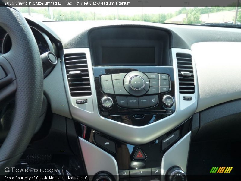 Red Hot / Jet Black/Medium Titanium 2016 Chevrolet Cruze Limited LS