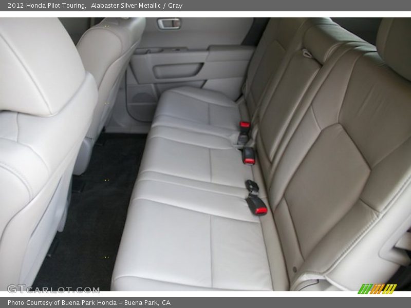 Alabaster Silver Metallic / Gray 2012 Honda Pilot Touring