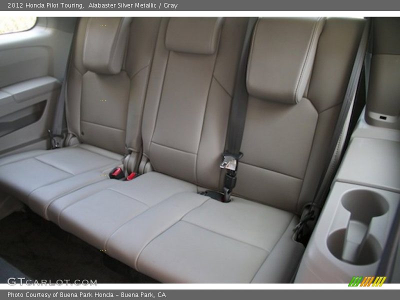 Alabaster Silver Metallic / Gray 2012 Honda Pilot Touring