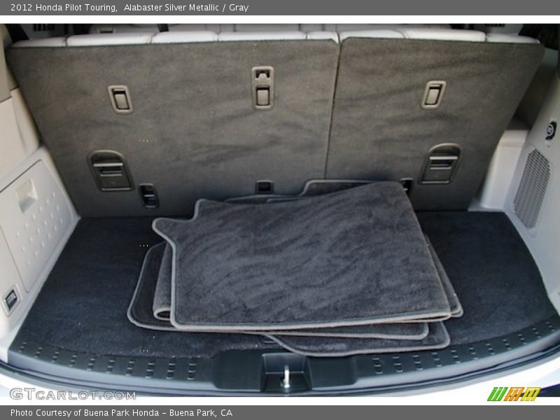 Alabaster Silver Metallic / Gray 2012 Honda Pilot Touring
