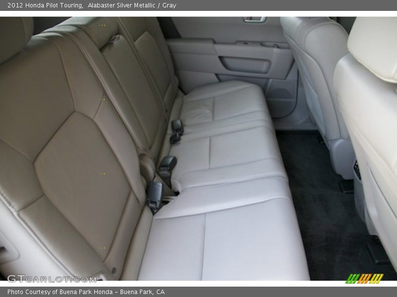 Alabaster Silver Metallic / Gray 2012 Honda Pilot Touring