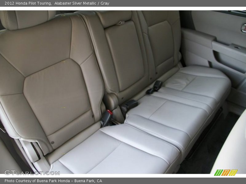 Alabaster Silver Metallic / Gray 2012 Honda Pilot Touring