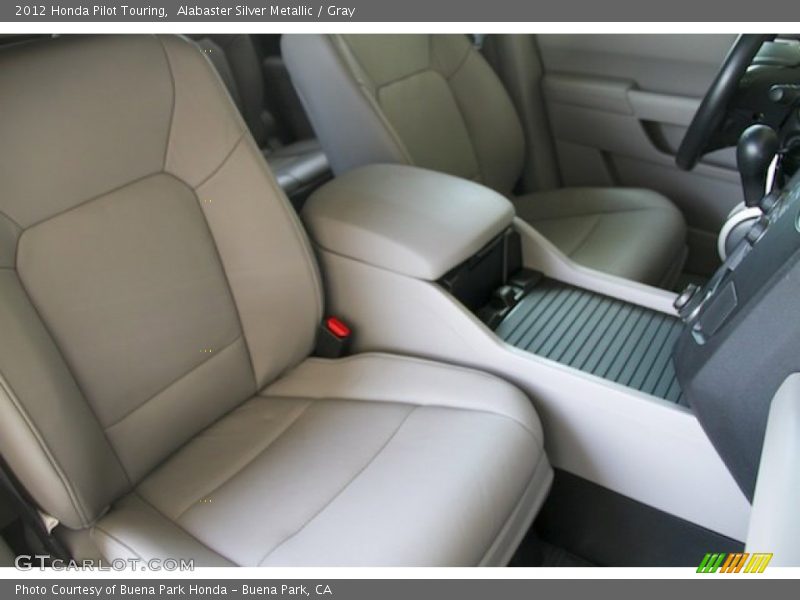 Alabaster Silver Metallic / Gray 2012 Honda Pilot Touring