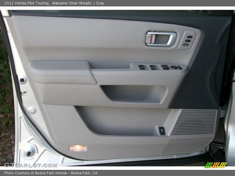 Alabaster Silver Metallic / Gray 2012 Honda Pilot Touring