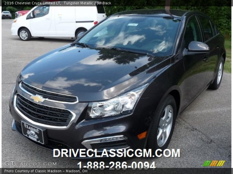 Tungsten Metallic / Jet Black 2016 Chevrolet Cruze Limited LT