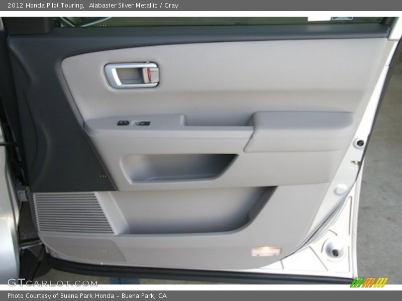 Alabaster Silver Metallic / Gray 2012 Honda Pilot Touring