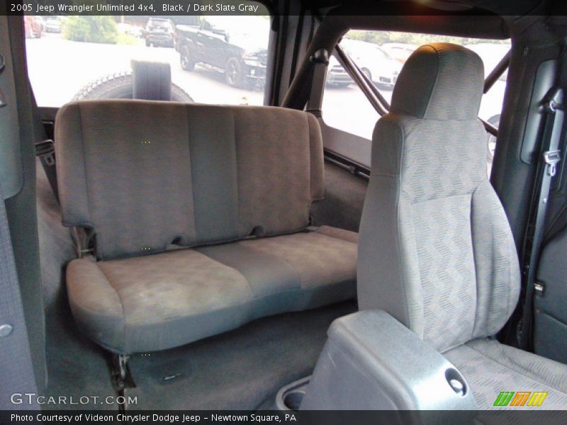 Rear Seat of 2005 Wrangler Unlimited 4x4