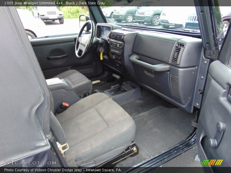 Dashboard of 2005 Wrangler Unlimited 4x4