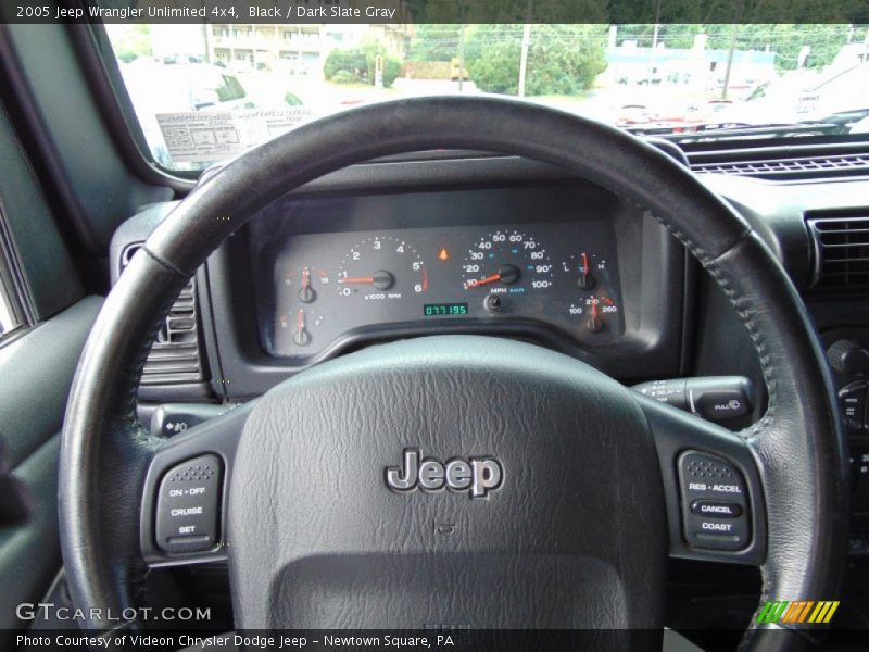  2005 Wrangler Unlimited 4x4 Steering Wheel
