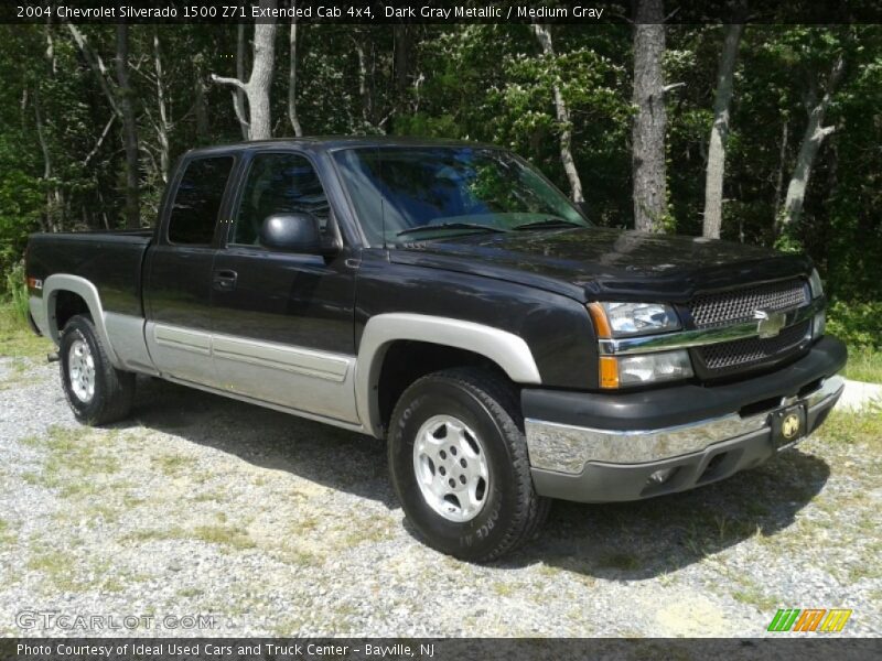 Dark Gray Metallic / Medium Gray 2004 Chevrolet Silverado 1500 Z71 Extended Cab 4x4