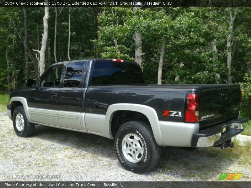 Dark Gray Metallic / Medium Gray 2004 Chevrolet Silverado 1500 Z71 Extended Cab 4x4