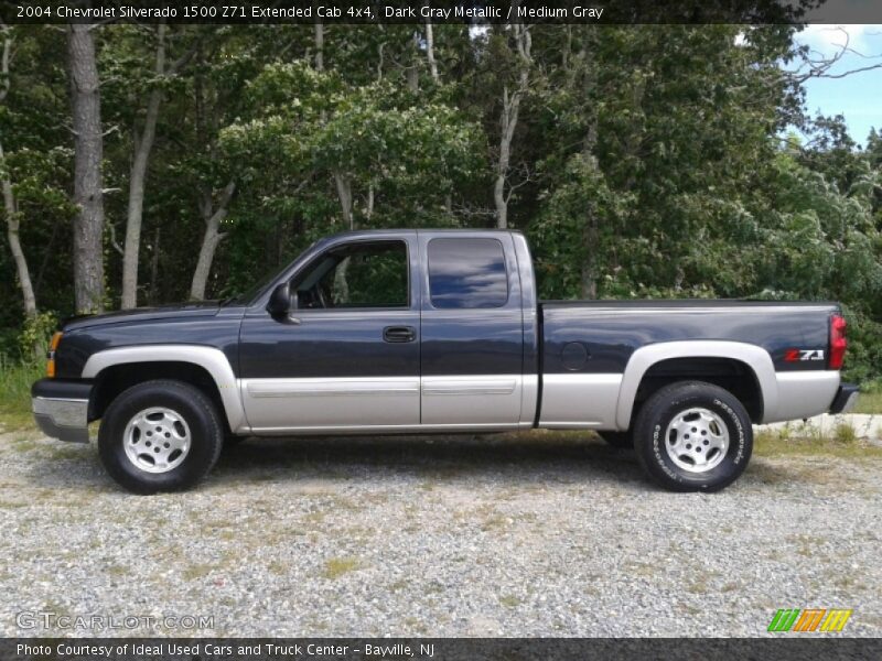 Dark Gray Metallic / Medium Gray 2004 Chevrolet Silverado 1500 Z71 Extended Cab 4x4