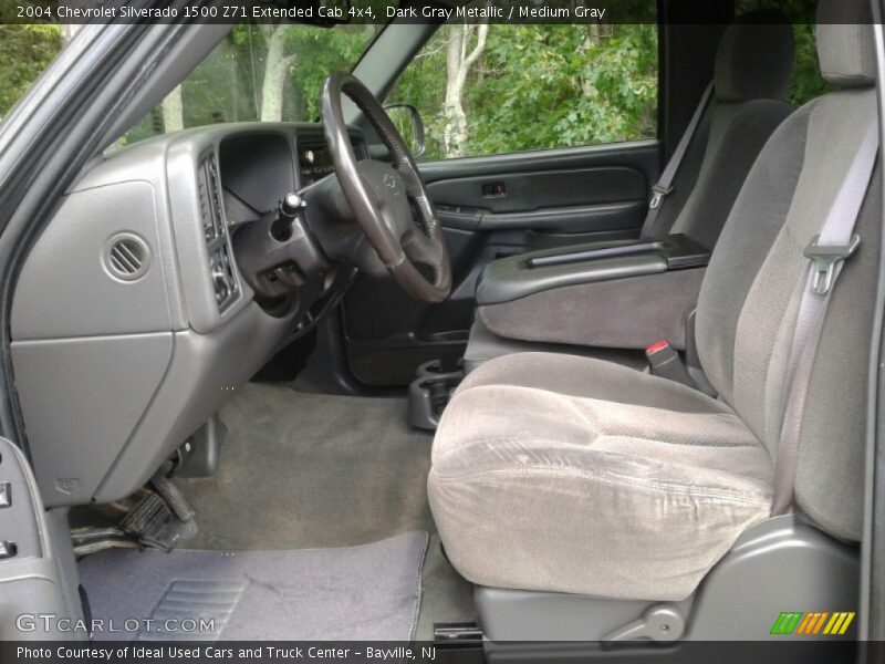 Dark Gray Metallic / Medium Gray 2004 Chevrolet Silverado 1500 Z71 Extended Cab 4x4