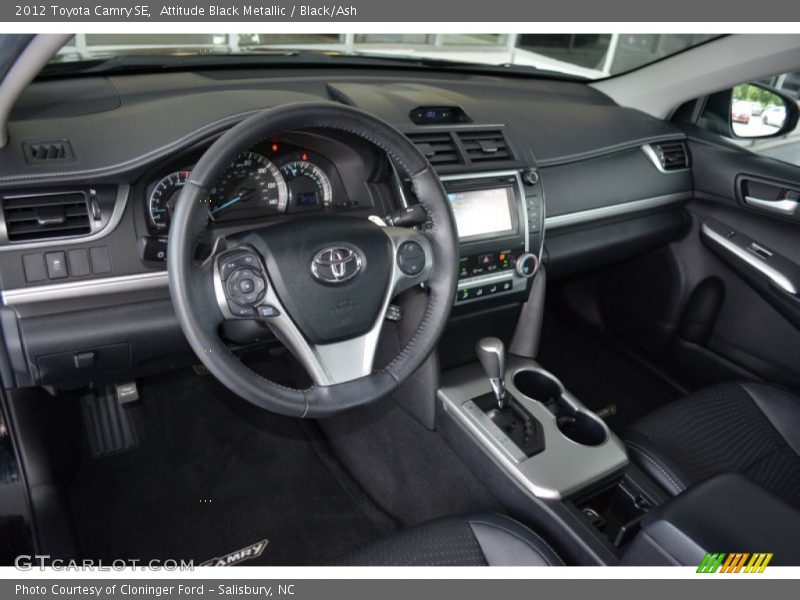 Attitude Black Metallic / Black/Ash 2012 Toyota Camry SE