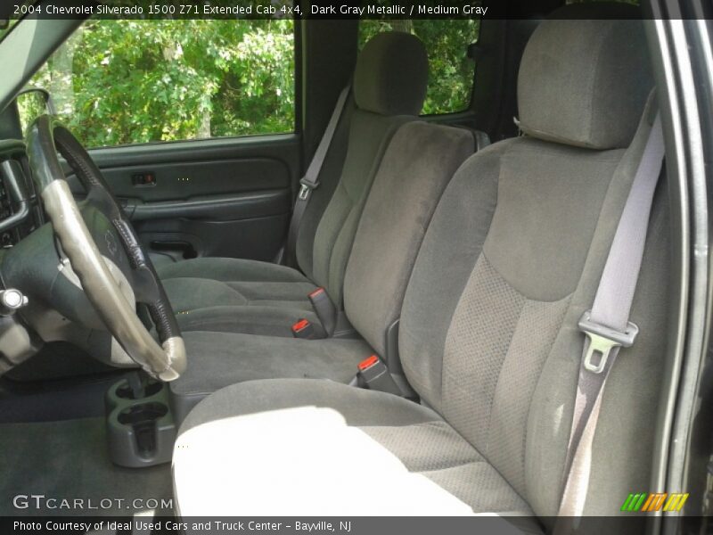 Dark Gray Metallic / Medium Gray 2004 Chevrolet Silverado 1500 Z71 Extended Cab 4x4