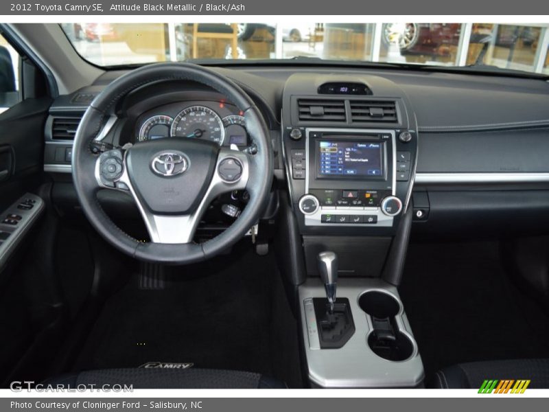Attitude Black Metallic / Black/Ash 2012 Toyota Camry SE