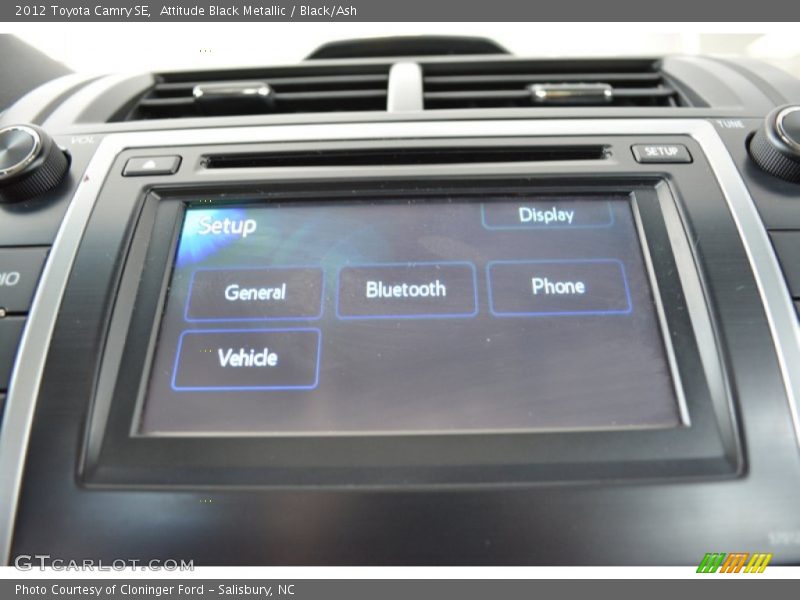 Attitude Black Metallic / Black/Ash 2012 Toyota Camry SE