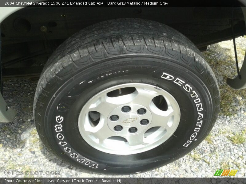 Dark Gray Metallic / Medium Gray 2004 Chevrolet Silverado 1500 Z71 Extended Cab 4x4