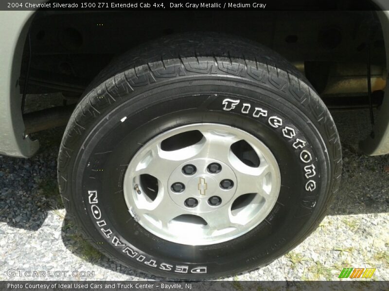 Dark Gray Metallic / Medium Gray 2004 Chevrolet Silverado 1500 Z71 Extended Cab 4x4